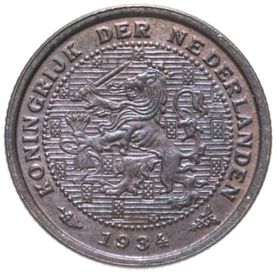 купить Нидерланды 1/2 цента (cent) 1909 - 1940, случайный год