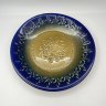 Купить Блюдо "Букет улыбок" с рельефным декором, фаянс, поливы, Ленинградский завод «Стройфаянс», СССР, 1980-1990 гг.