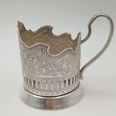 купить Подстаканник "Советский космос", мНЦ (медь-никель-цинк), Кольчугинский завод цветных металлов, СССР, 1970-1980 гг.