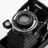 Купить Фотоаппарат винтажный "Voigtlander-Braunschweig" №2420027 с объективом Anastigmat Voigtar 1:4,5  F=11 cm, Voigtlander (Фохтлендер), металл, стекло, кожа, Германия, 1930-1940 гг.