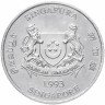 Купить Сингапур 5 долларов 1993 Карате
