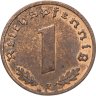 Купить Германия (Третий рейх) 1 рейхспфенниг (reichspfennig) 1939 F