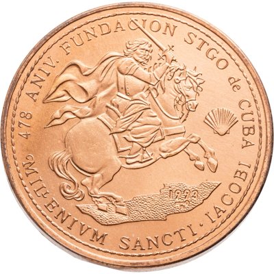 купить Куба 1 песо (peso) 1993 "Год Святого Иакова"