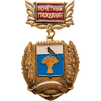 купить Знак "Почетный гражданин Грачевский район" тяжелый, эмаль, заколка