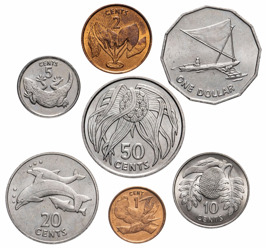 купить Кирибати набор из 7 монет 1979-1992