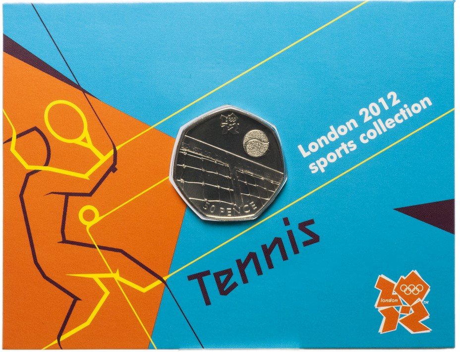 купить Великобритания 50 пенсов 2011 "XXX летние Олимпийские Игры, Лондон 2012 - Теннис"