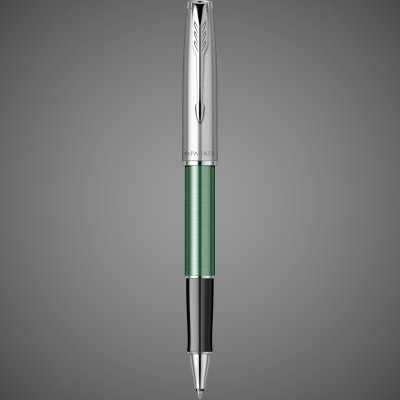 купить Ручка-роллер Parker Sonnet Essentials Green SB Steel CT, цвет чернил black, перо: F, в подарочной упаковке., Металлы: нержавеющая сталь, палладий, пластик, 2026 г.