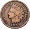 Купить США 1 цент (cent) 1899 Indian Head Cent