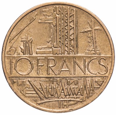 купить Франция 10 франков (francs) 1974-1987