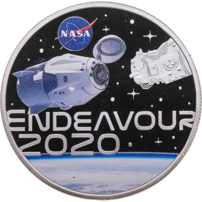 купить Самоа 1/2 доллара 2023 "История НАСА - Индевор"