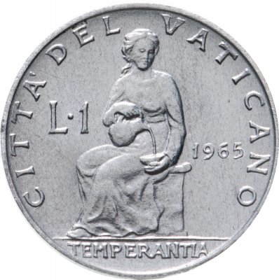 купить Ватикан 1 лира (lira) 1965