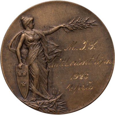 купить Швеция медаль "Военно-спортивные достижения" 1923