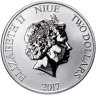 Купить Ниуэ 2 доллара (dollars) 2017  Звёздные войны - Дарт Вейдер