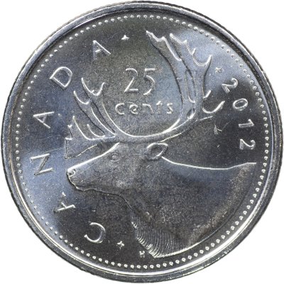 купить Канада 25 центов 2012 [KM#493]