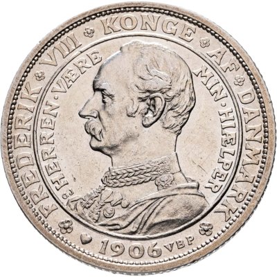 купить Дания 2 кроны 1906 "Смерть Кристиана IX и вступление на престол Фредерика VIII"