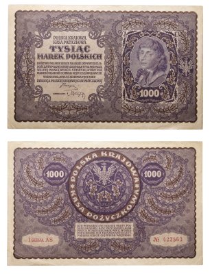 купить Польша 1000 марок 1919 (Pick 29)