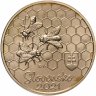 Купить Словакия 5 евро 2021 "Западная медоносная пчела"