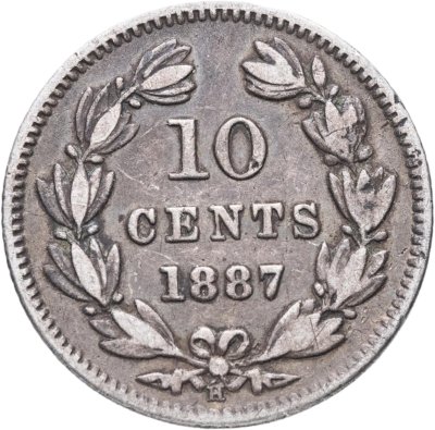 купить Никарагуа 10 сентаво (centavo) 1887