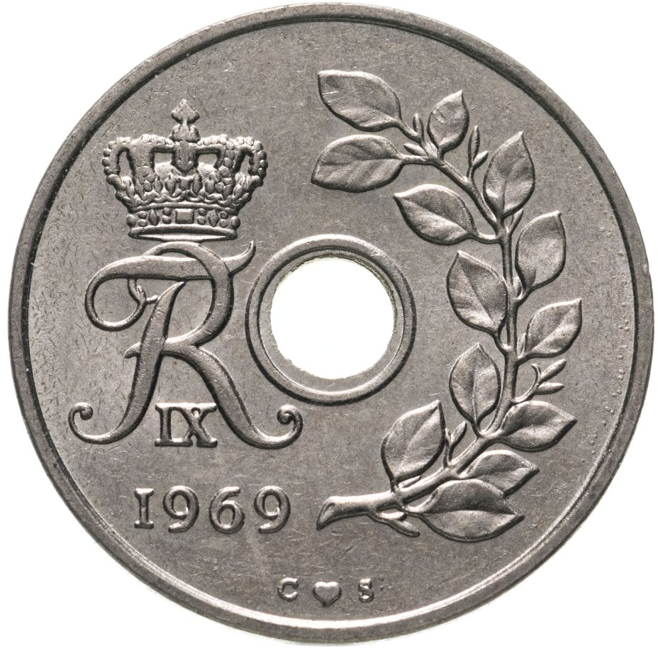 купить Дания 25 эре 1969