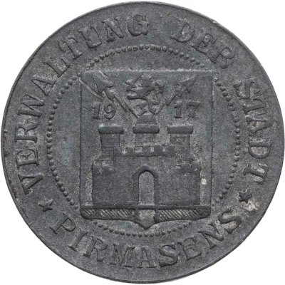 купить Германия "Пирмазенс" 5 пфеннигов 1917 нотгельд
