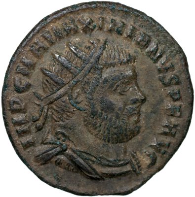купить Римская империя. Максимиан Геркулий [286-310] Æ 3. бронза. 285-308