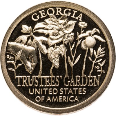 купить США 1 доллар 2019 S Proof Сад попечителей