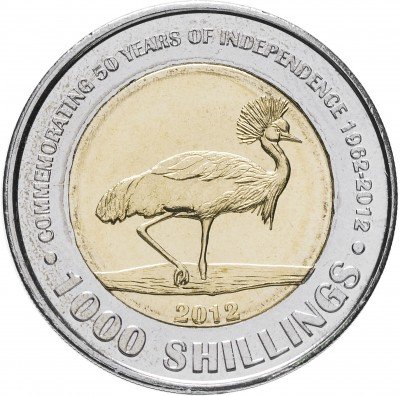 купить Уганда 1000 шиллингов 2012 "50 лет независимости"