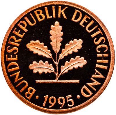 купить 1 пфенниг (pfennig) 1995 G