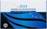 Купить США годовой набор из 4-х монет  1 доллар 2024 «Американские инновации» в упаковке с сертификатом
