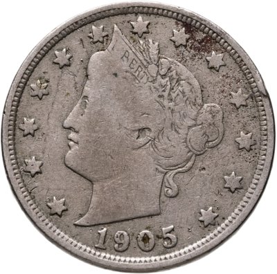 купить США 5 центов (cents) 1905 Liberty Nickel