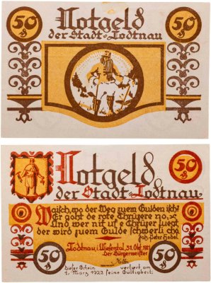 купить Австрия нотгельды 50 пфеннигов 1921
