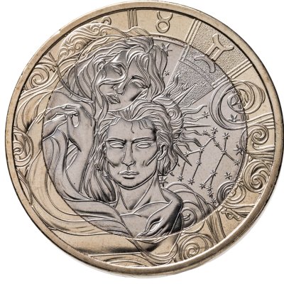 купить Франция 5 евро 2026 "Знаки зодиака- Близнецы" в коинкарте