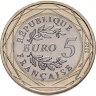 Купить Франция 5 евро 2026 "Знаки зодиака- Близнецы" в коинкарте