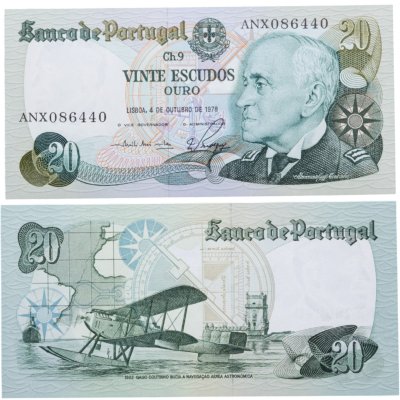 купить Португалия 20 эскудо 1978 год P-176b(1)