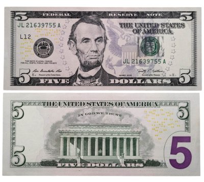 купить США 5 долларов 2009 год (Pick 531) L-Сан Франциско