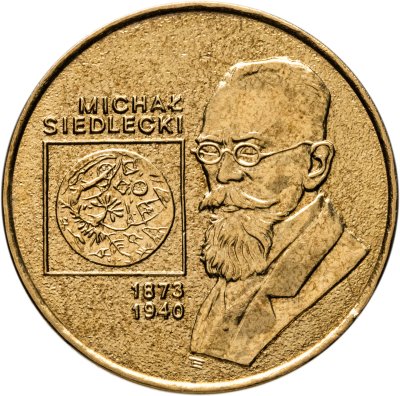 купить Польша 2 злотых 2001 "Польские путешественники - Михал Седлецкий"