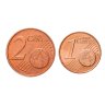 Купить Нидерланды набор монет 1 и 2 евроцента 2008 (2 штуки, UNC)