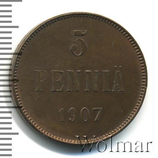 купить 5 пенни 1907 года