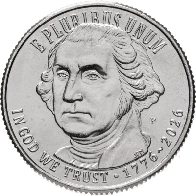 купить США 1/4 доллара (25 центов, квотер) 2026 Р "250 лет независимости США. Война за независимость", знак монетного двора: "P" - Филадельфия