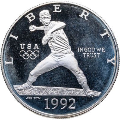 купить США 1 доллар (dollar) 1992 XXV летние Олимпийские Игры, Барселона 1992 "Бейсбол"
