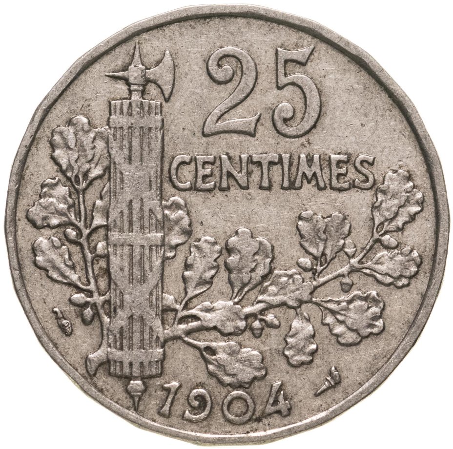 купить Франция 25 сантимов 1904