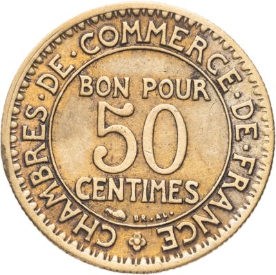 купить Франция 50 сантимов (centimes) 1928