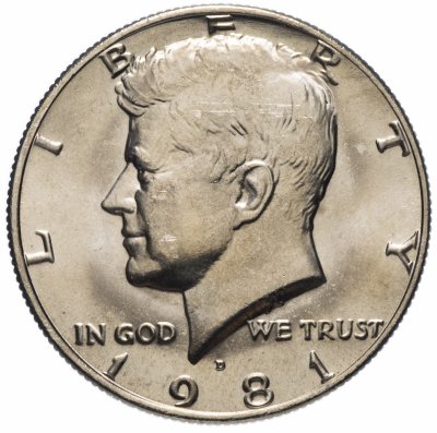 Купить США 50 центов (1/2 доллара, half dollar) 1981 D