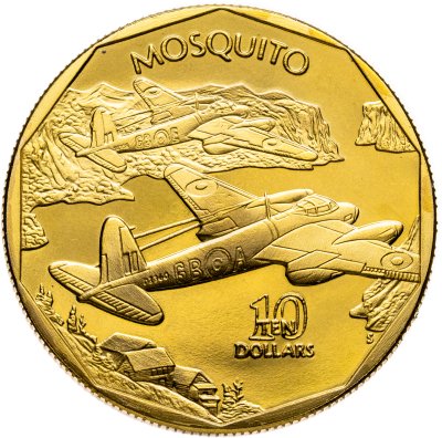 купить Маршалловы острова 10 долларов 1991 "самолет MOSQUITO"