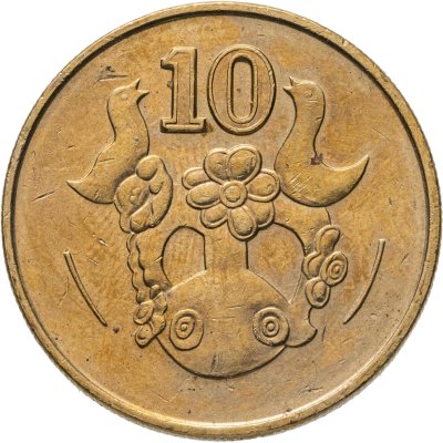 купить Кипр 10 центов (cents) 1998