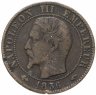 Купить Франция 5 сантимов (centimes) 1856 A