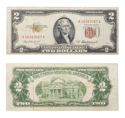 купить США 2 доллара 1953 series A