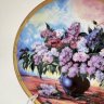 Купить Настенная тарелка с изображением цветов, фарфор, золочение, деколь, Elan Gallery, Россия, 2004-2010 гг.