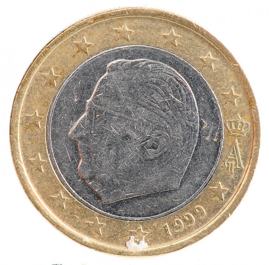 купить Бельгия 1 евро 1999