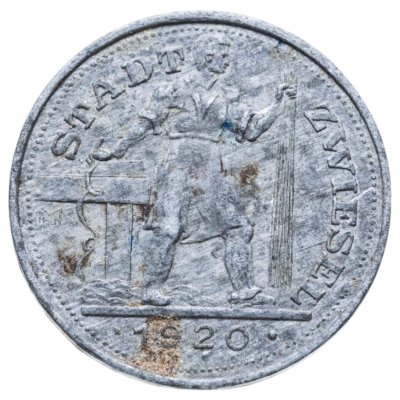 купить Германия (нотгельды) 10 пфеннигов 1920 "Город Цвизель"